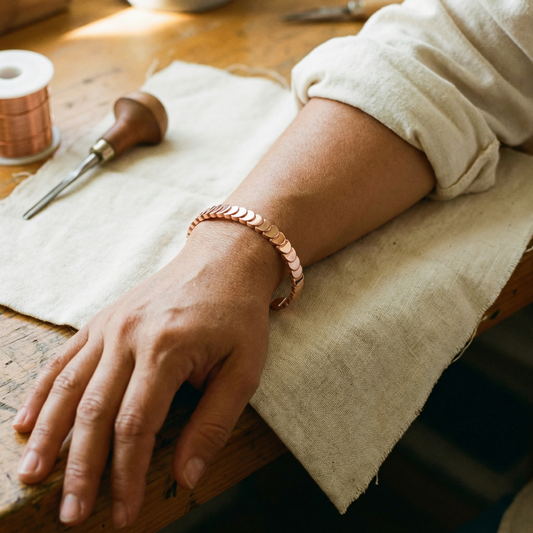 Clara's Tide Copper Bracelet