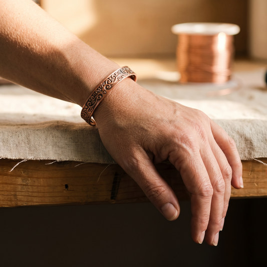 Clara's Tide Copper Bracelet