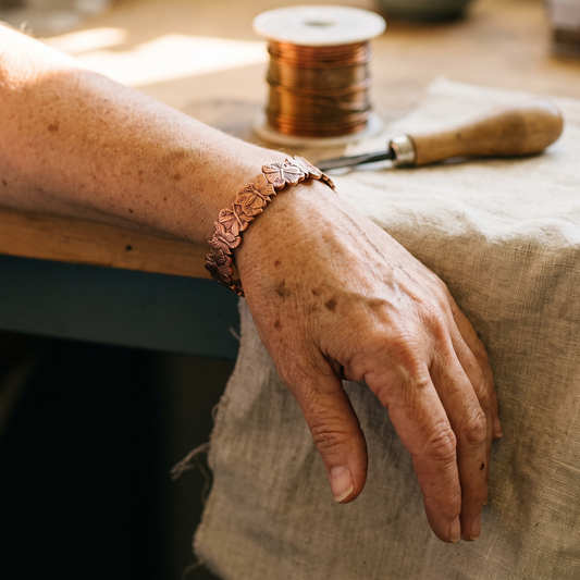 Clara's Sky Copper Bracelet