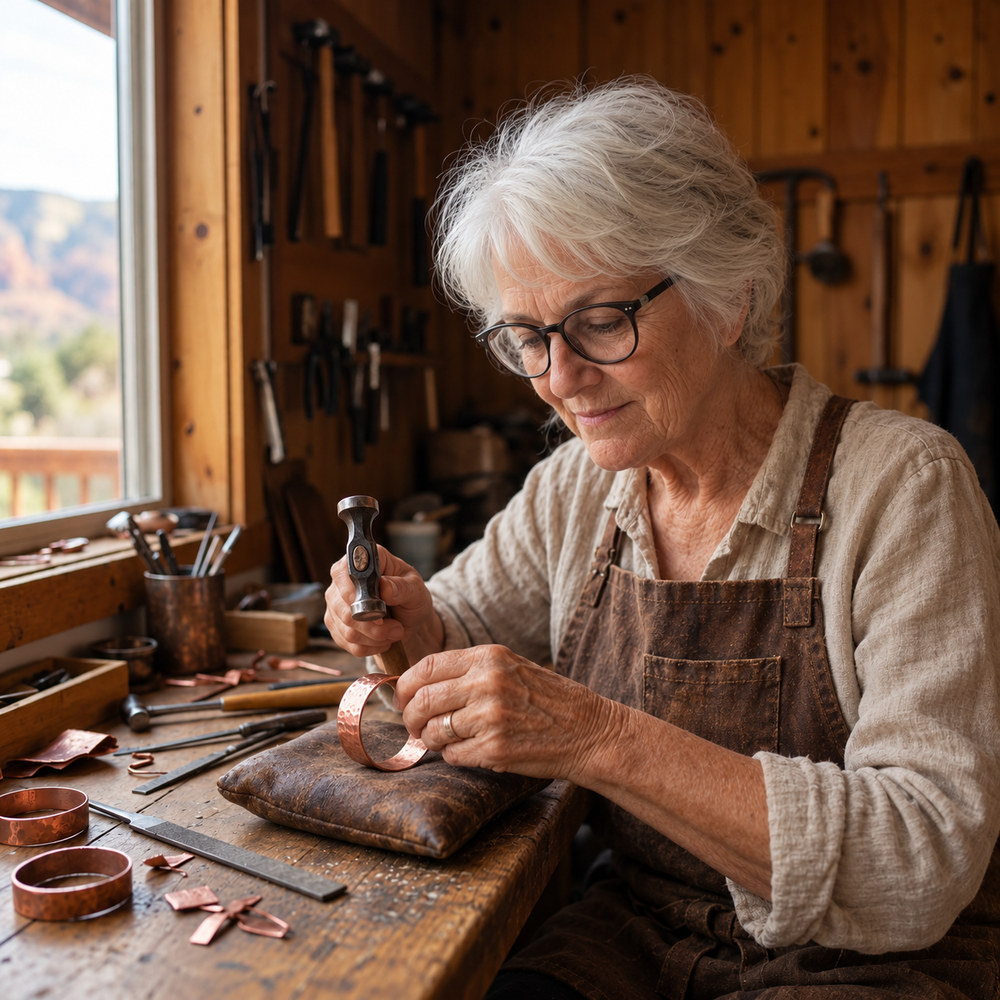 Clara's Peat Copper Ring