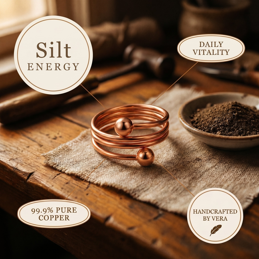 Clara's Silt Copper Ring