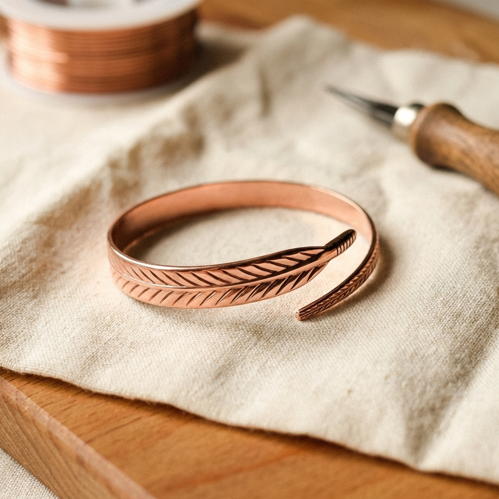 Clara's Root Copper Bracelet