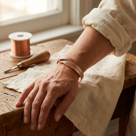 Clara's Root Copper Bracelet