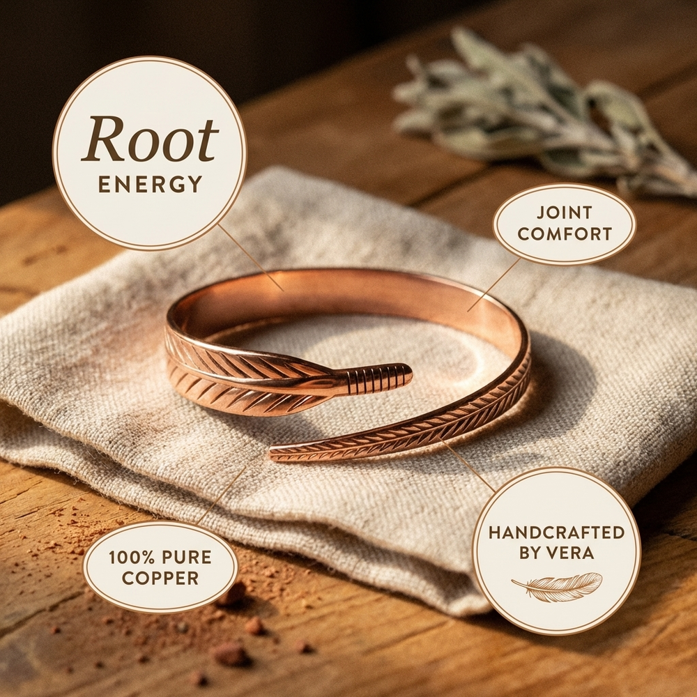 Clara's Root Copper Bracelet