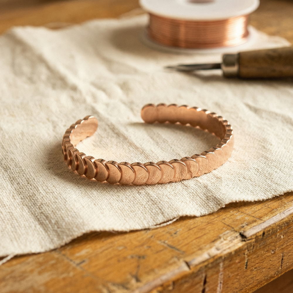Clara's Tide Copper Bracelet