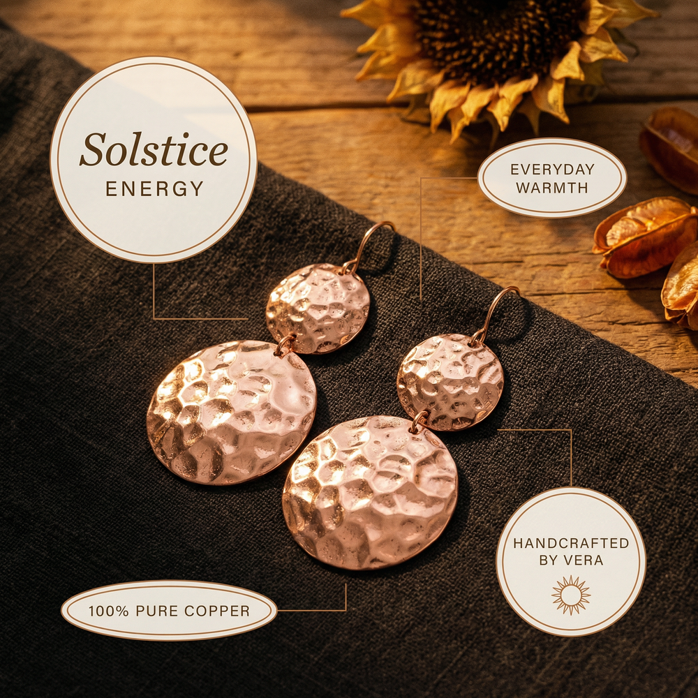 Clara's Solstice Copper Earrings
