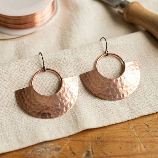 Clara's Sol Copper Earrings