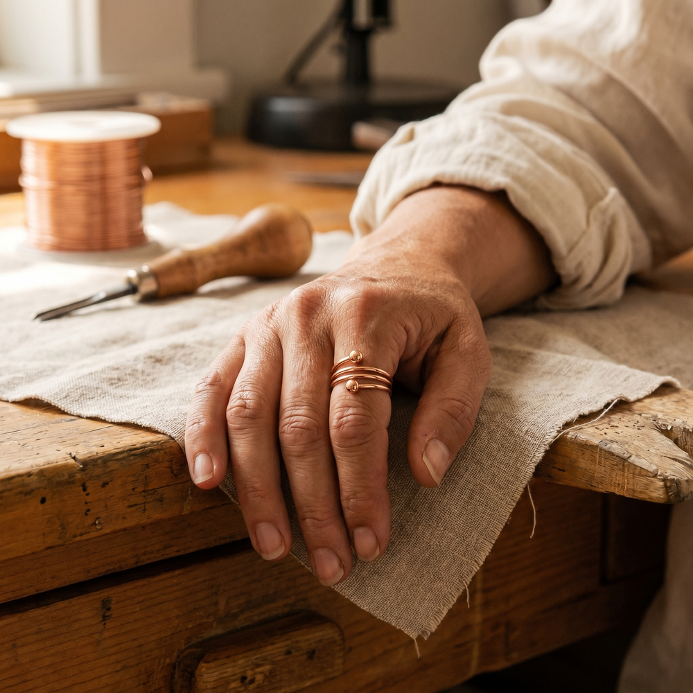 Clara's Silt Copper Ring