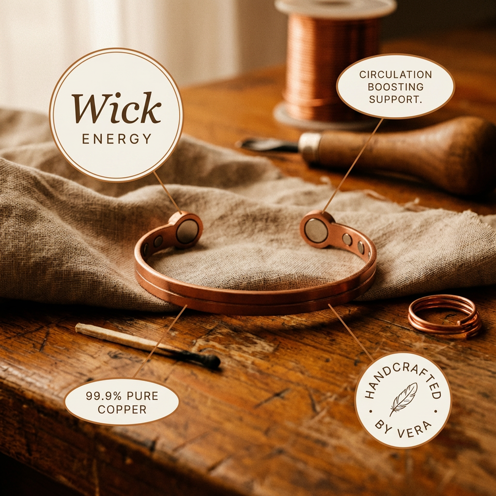 Clara's Wick Copper Bracelet