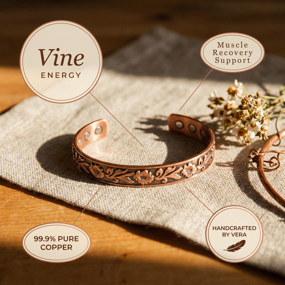 Clara's Vine Copper Bracelet