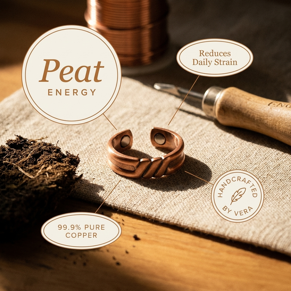 Clara's Peat Copper Ring