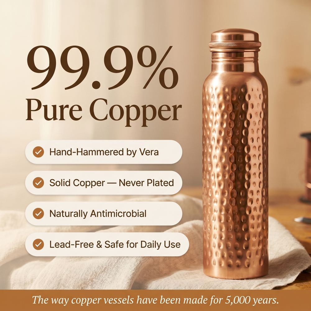 Clara's Pure Copper Water Bottle