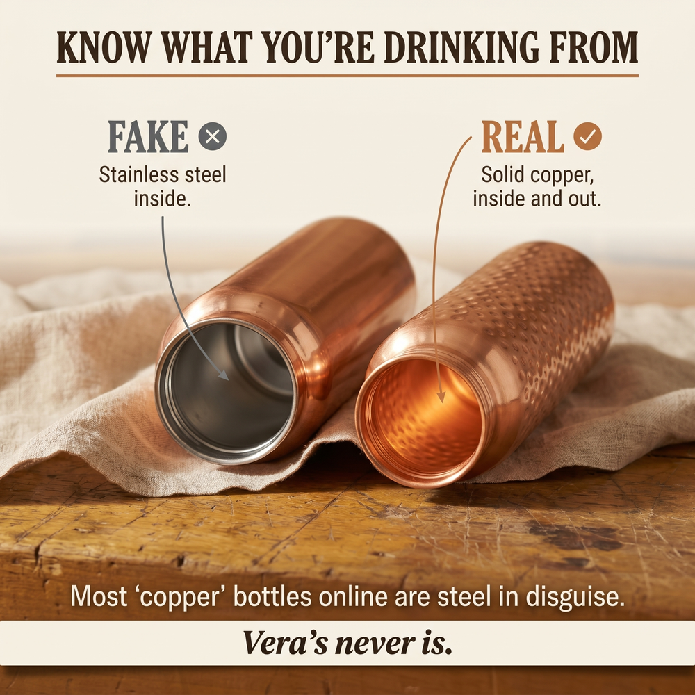 Clara's Pure Copper Water Bottle