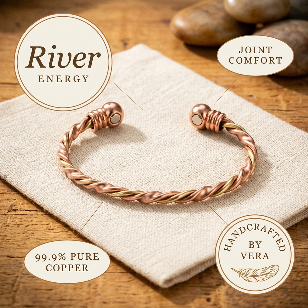 Clara's River Copper Bracelet