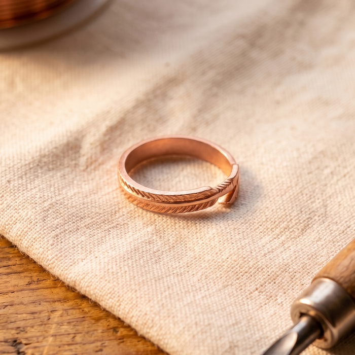Clara's Root Copper Ring