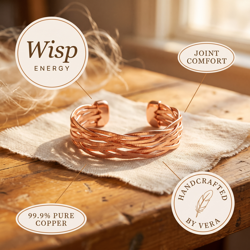Clara's Wisp Copper Bracelet