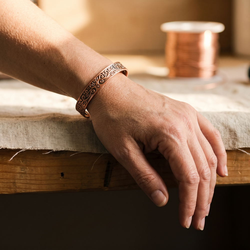 Clara's Tide Copper Bracelet