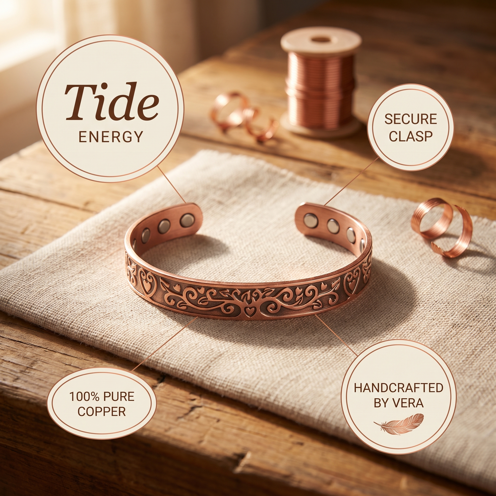 Clara's Tide Copper Bracelet