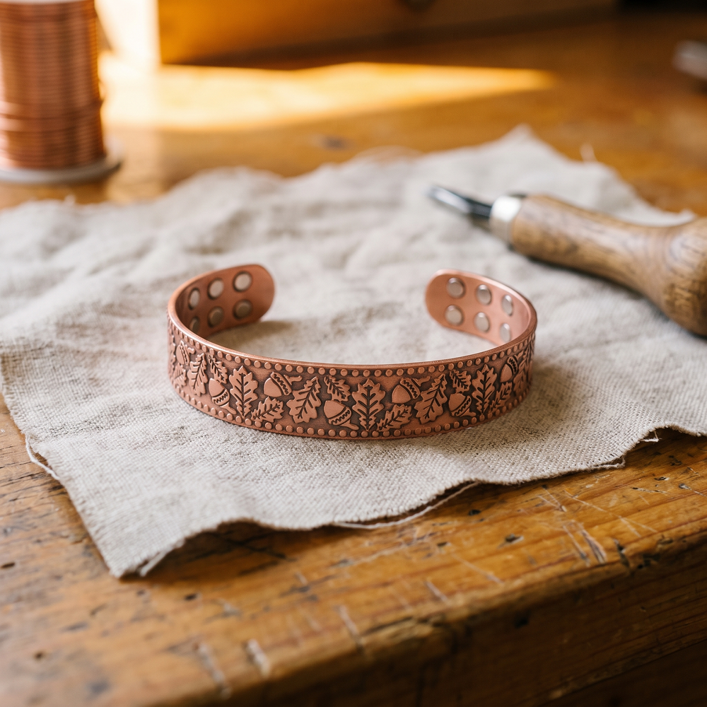 Clara's Timber Copper Bracelet