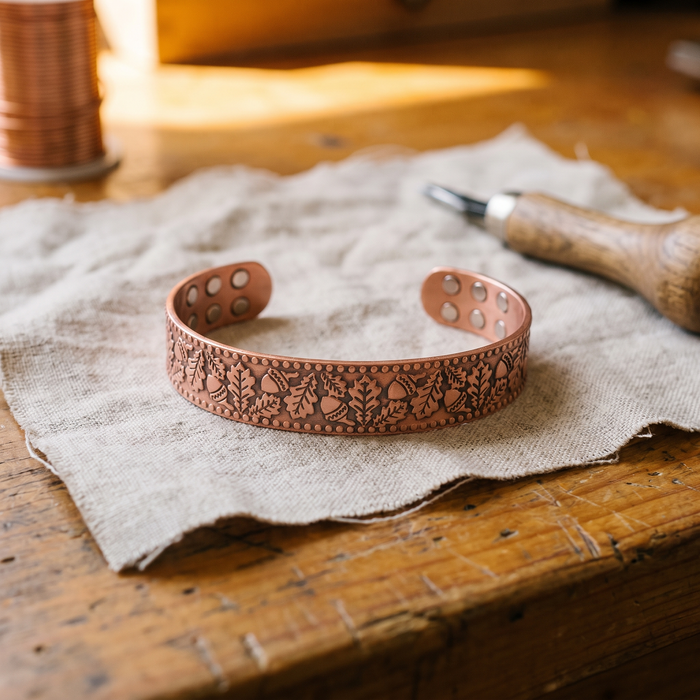 Clara's Timber Copper Bracelet
