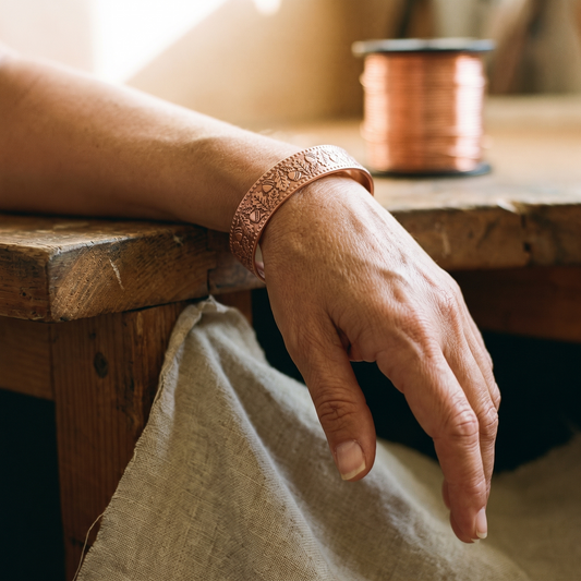 Clara's Timber Copper Bracelet