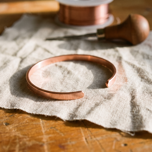 Clara's River Copper Bracelet