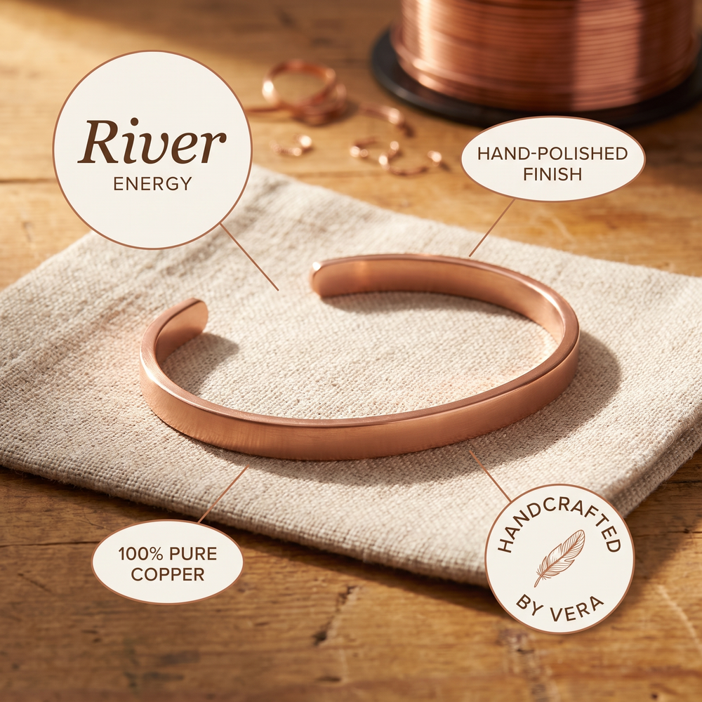 Clara's River Copper Bracelet