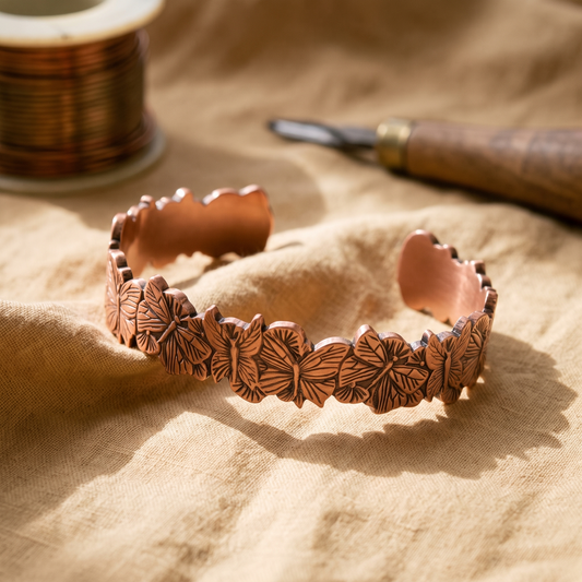 Clara's Sky Copper Bracelet