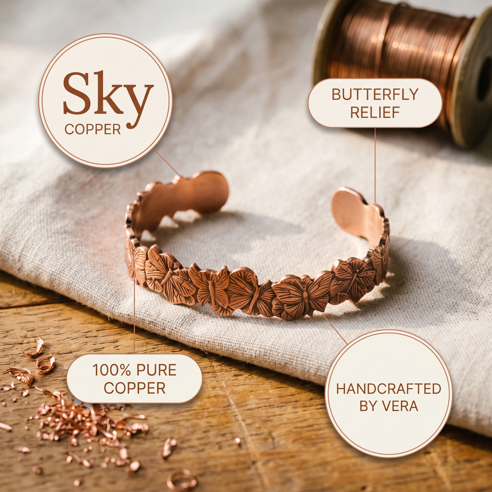 Clara's Sky Copper Bracelet